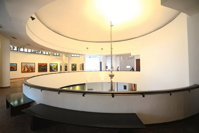 The space inside the Vietnam Museum of Ethnology